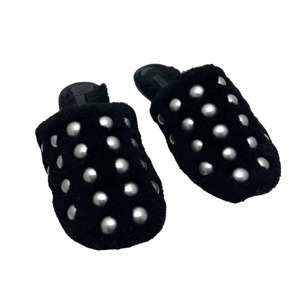 Alexander Wang Amelia Shearling Fur Slides 10 - Picture 8 of 9